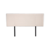 Linen Fabric Queen Bed Headboard Bedhead - Beige