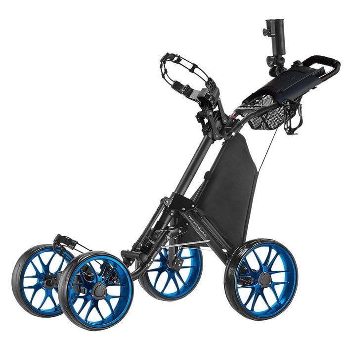 CaddyTek CaddyCruiser ONE Pro 4-Wheel Golf Buggy - Blue