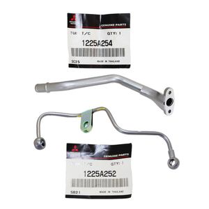 Genuine Turbo Charger Oil Feed & Return Pipe For Mitsubishi Triton MR 4N15 2.4L