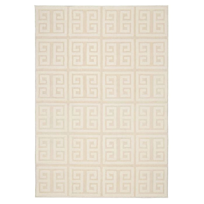 Loopsie-290cm X 200cm-dakhla Textured Geometric Neutral Washable Rug