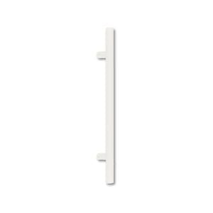 Zanda 600mm White Back to Back Round Profile Pull Handle