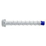 DeWALT 6 x 80mm Blue Tip Zinc Hex Screw Bolt - 50 Pack