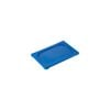 Inox Macel Gastronorm Lid Polypropylene 1/4 Size Blue 265x162x20mm