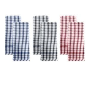 J.Elliot Home Set of 6 Elly Terry Tea Towels Mix