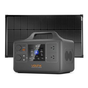 VoltX 1030Wh Portable Power Station 1800W 1h Fast Charge + 100W Solar Panel