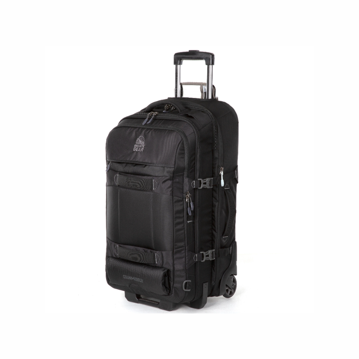 Granite Gear Water-Resistant Wheeled Duffle With Waist Strap Large Suitcase G22261 Black