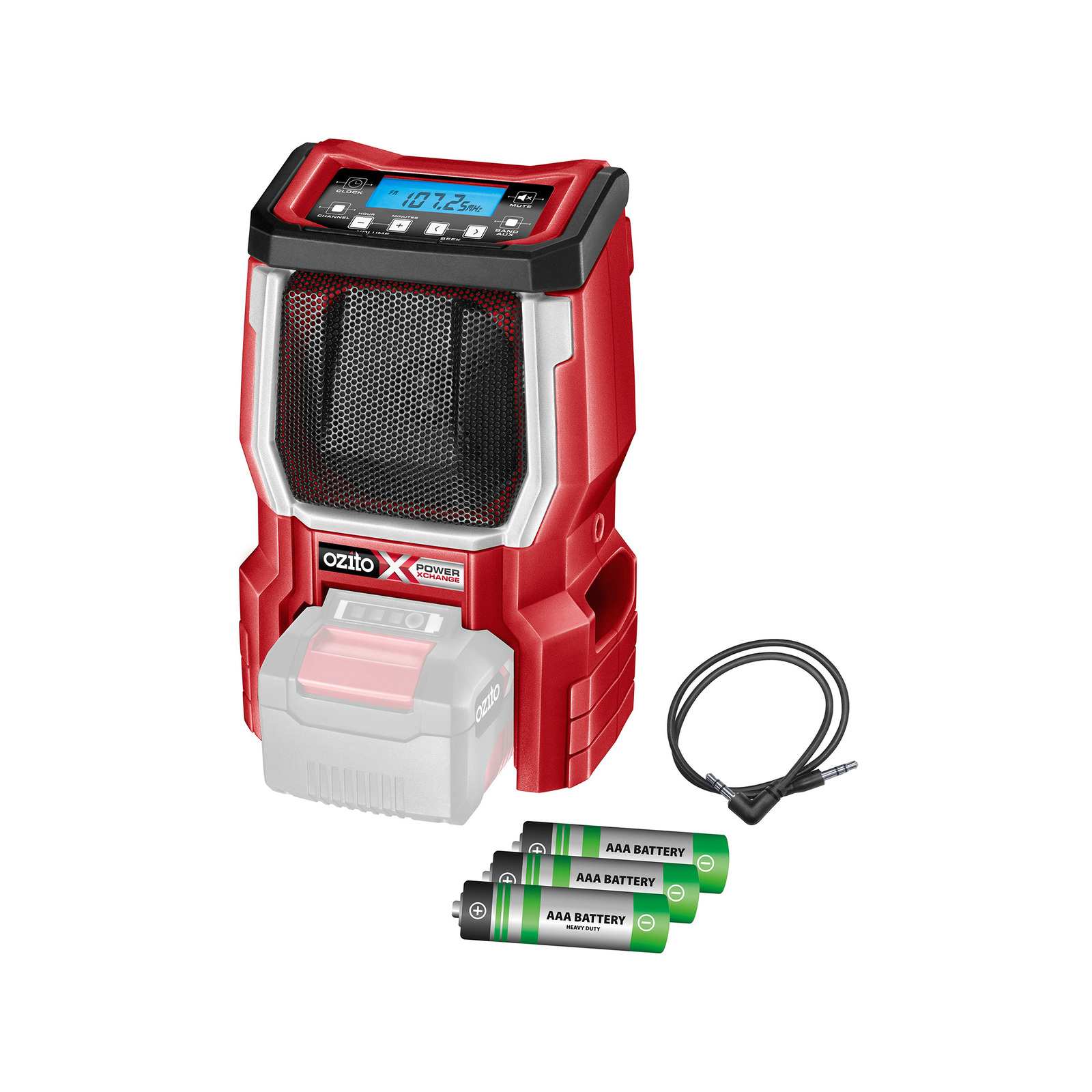 Ozito PXC 18V Radio PXRDS-300 - Skin Only product image