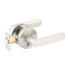Ikonic Brushed Nickel Sira Privacy Lever Set