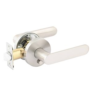 Ikonic Brushed Nickel Sira Privacy Lever Set