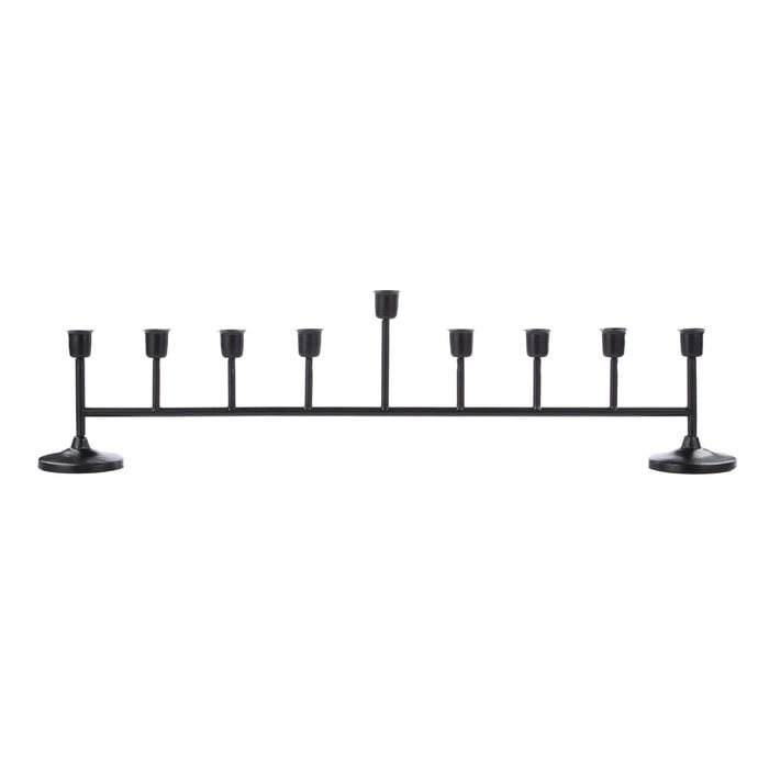 Amalfi Ford Candle Holder Black 72x9x18cm