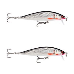 2x Rapala 9.5cm Countdown Sinking Hardbody Balsa Fishing Lures - Gilded Roach