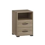 Practa Lowline TV Entertainment Unit Bundle - 2 Drawers - Oak