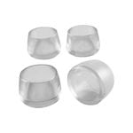 Surface Gard 22mm Clear Round Chair Tip - 4 Pack
