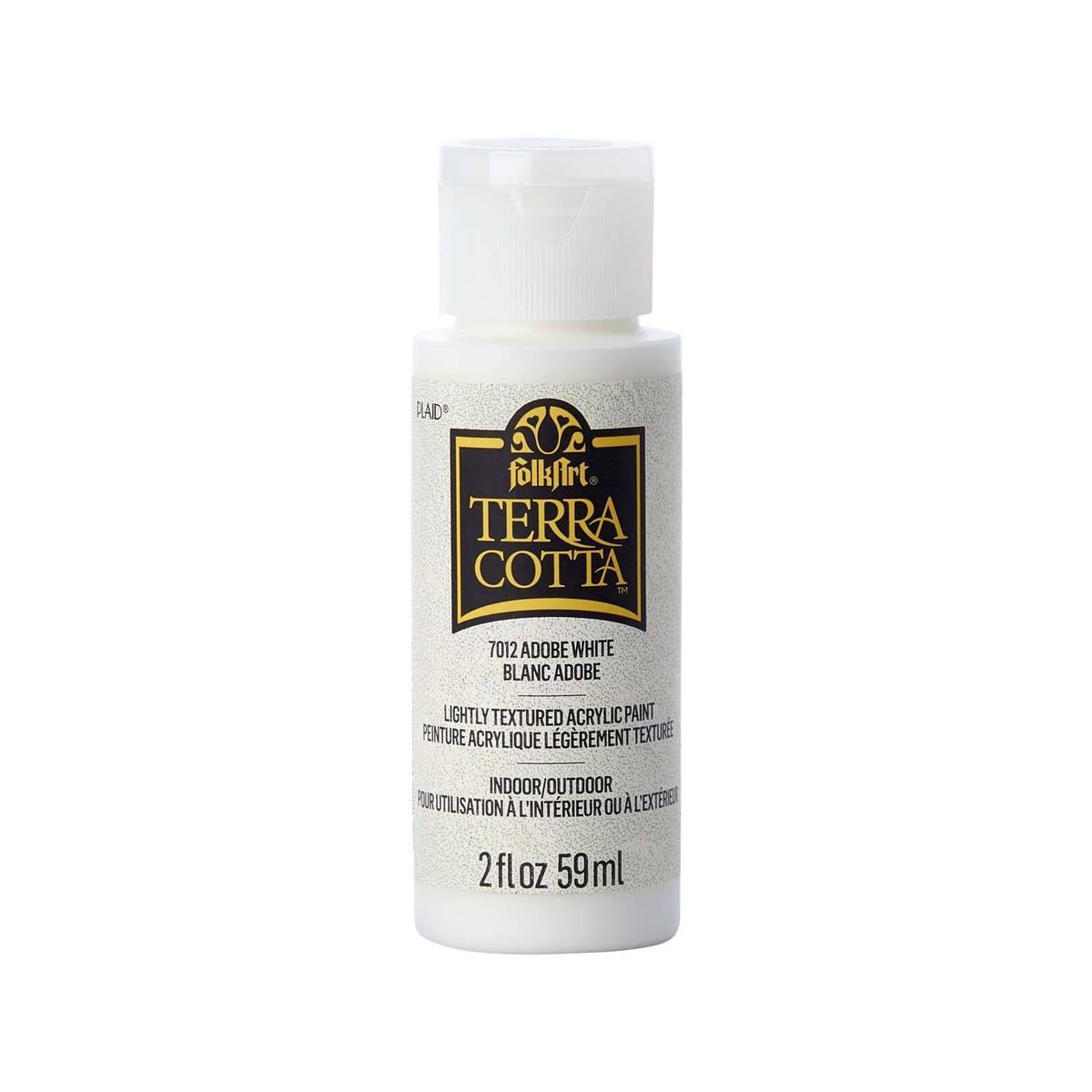 Folkart Terracotta Paint 59ml Adobe White - Bunnings Australia