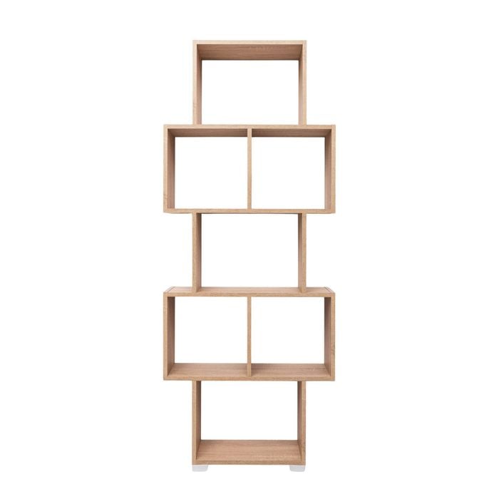 European Cabinetry Natural Oak Lisbon Display Shelf Set