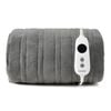 Dreamaker Kingston Coral Fleece Washable Electric Heated Throw Blanket Silver 130x160cm | Overheat Protection & Auto-off