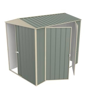 Build-a-Shed 1.5 x 2.3 x 2.3m Gable Double Hinged Side Door Shed - Green