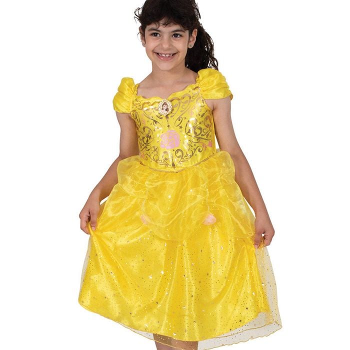 Disney Sparkle Princess Girls Belle Costume - 6-8