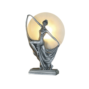 G&g Boelyn Art Deco Table Lamp - Black