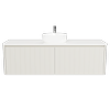 New England Joinery 1500mm Noble Centre Basin SilkSurface Top Wall Hung Vanity