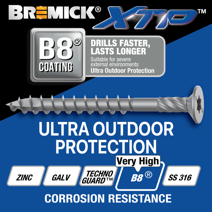 Bremick XTP 14g x 150mm T40 B8 Bugle Batten - 25 Pack