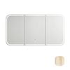 Attica 1500mm Natural Oak Porta LED Shaving Cabinet With Powerpoint / USB-C
