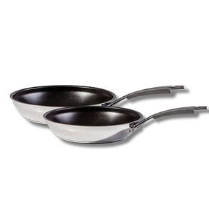 Raco Reliance Stainless Steel Induction Frypan Twin Pack 20/26cm