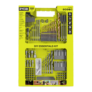 Ryobi 200 Piece DIY Essentials Kit