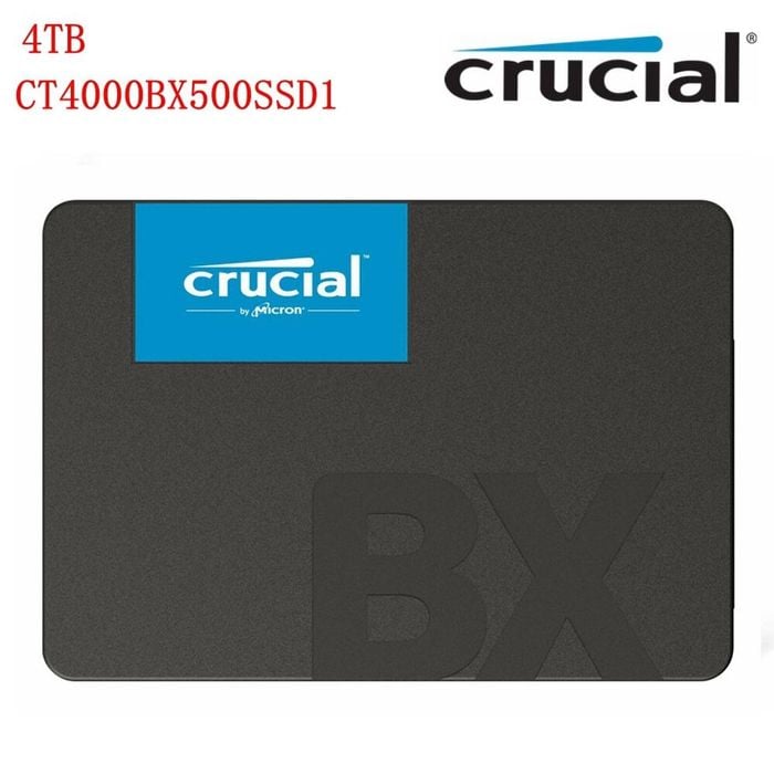 Crucial Ssd 4tb Bx500 Internal Solid State Drive Laptop 2.5" Sata Iii Ct4000bx500ssd1