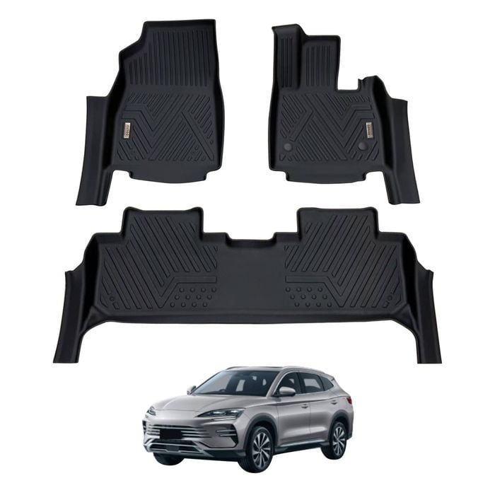 AUSGO Car Floor Mats for BYD SEALION 6 2024-Onwards All-Weather Floor Liners