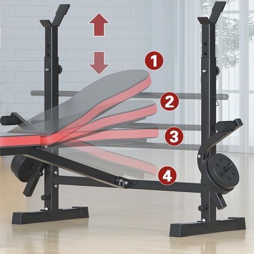 FitnessLab Adjustable Weight Bench Press 8in1 Home Gym Equipment Bunnings Australia