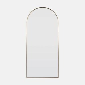Stylehaus Arch Full Length Mirror 1700x760 Satin Brass Effect
