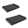 Smai Stackable Rubber Deadlift Pads - Pair - Black