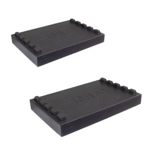Smai Stackable Rubber Deadlift Pads - Pair - Black