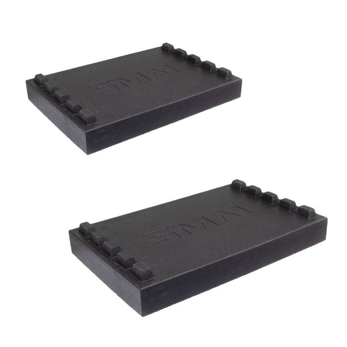 Smai Stackable Rubber Deadlift Pads - Pair - Black