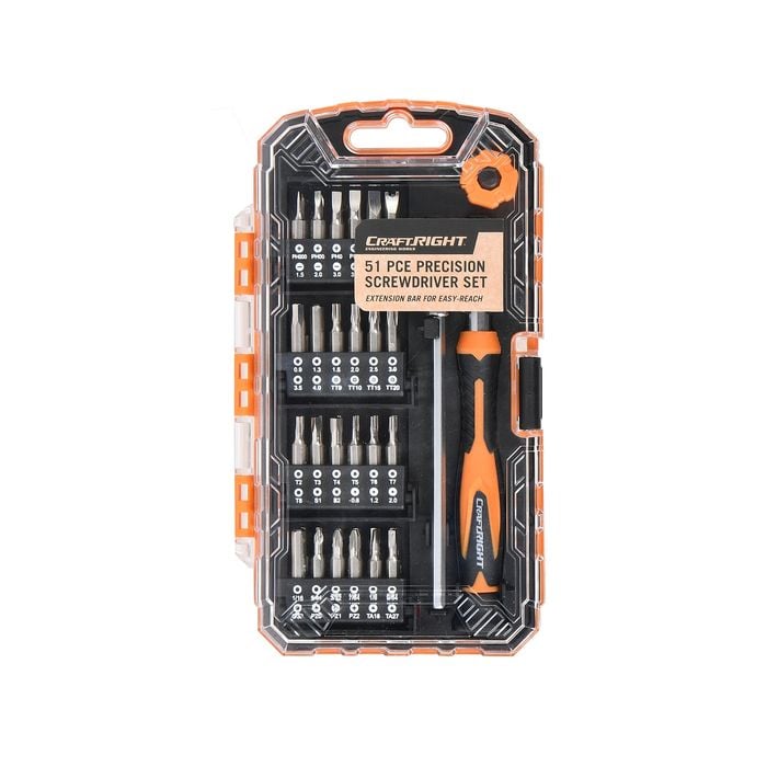 Craftright 51 Piece Precision Screwdriver Set