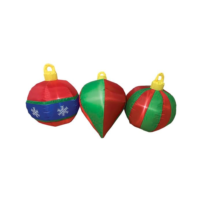 Arlec 1.8m Inflatable Colourful Christmas Baubles Low Voltage
