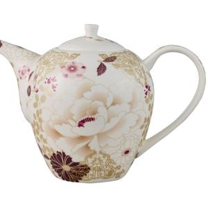 Maxwell And Williams Kimono Teapot Bone China Floral Pattern 1.1l Gift Boxed
