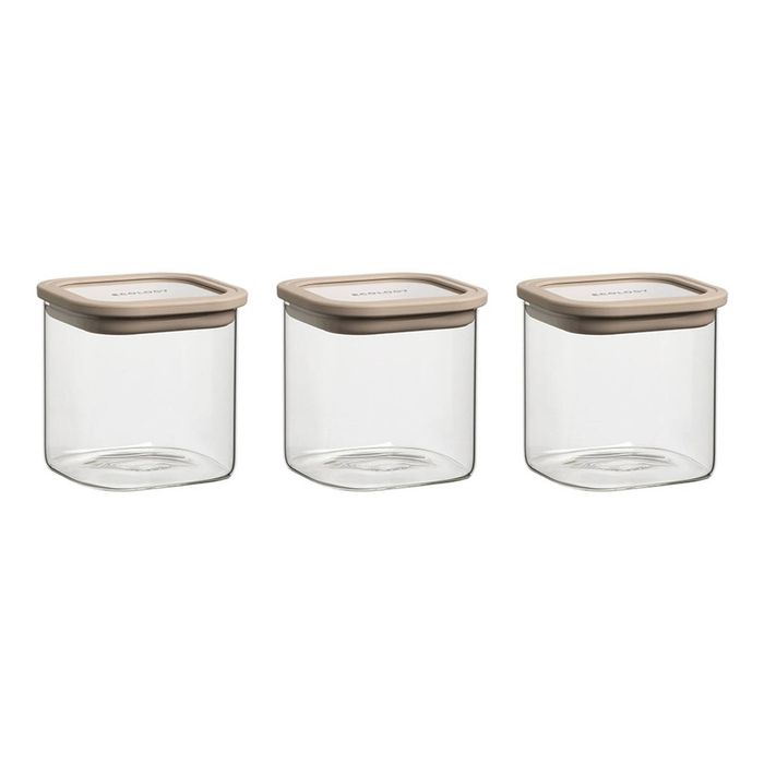 Ecology Store Square Canisters - Set of 3