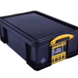 50 Litre Extra Strong Really Useful Box (black)