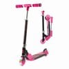 Core Kids Foldy Scooter Pink With Led Wheels