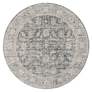 Aubre Contemporary Circular Rug - Aubre Charcoal 200 X 200 Cm