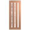 Hume 2040 x 820 x 40mm Entrance Door SPM Savoy Cathedral Glass XS45