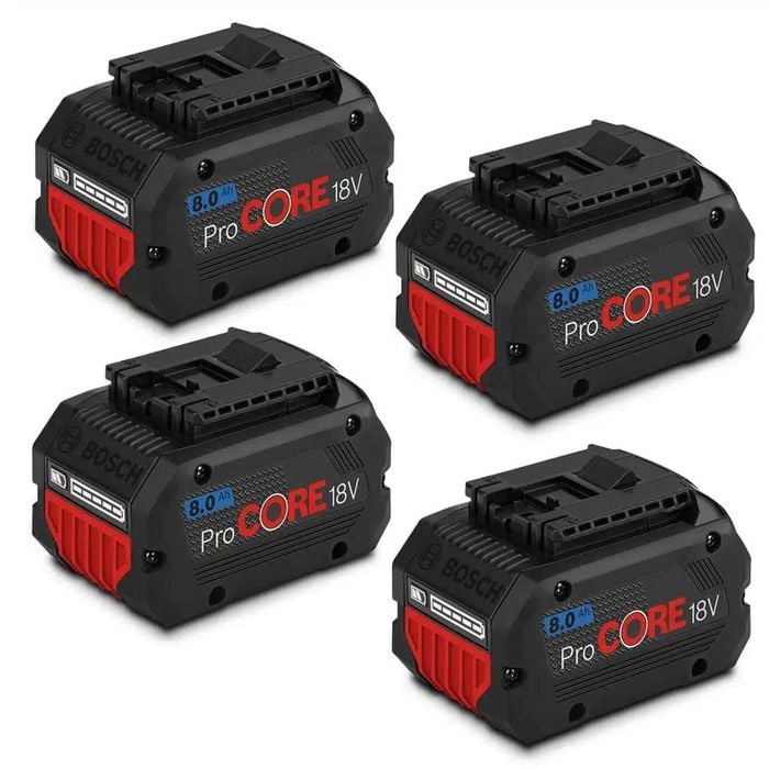 Bosch 18V 4pc 8.0Ah ProCORE Battery Kit