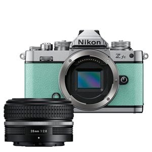 Nikon Z Fc Body Mint Green With Nikkor Z 28mm F/2.8 (se)