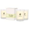 Nicola Spring 3x 160g Soy Wax Scented Candles - Vanilla Sands - 28 Hour Burn Time Relaxation Aromatherapy Gift Ready Jar Candle