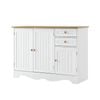Artiss Buffet Sideboard 3 Doors - Berne White
