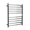 Hotwire 130W 900 x 700mm Stainless Steel 10 Bar Flat Round Heated Towel Rail with Timer