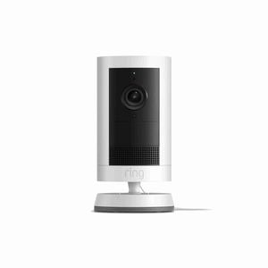 Ring White Outdoor Camera Plus Plug-In