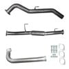 Ignite Exhausts Dpf Back For Nissan D40 Navara 2.5l Automatic 3" With Hotdog Raw Aluminised Steel